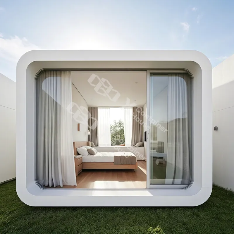DIY Apple Capsule Home Ready to Move In Modern Prefab Living