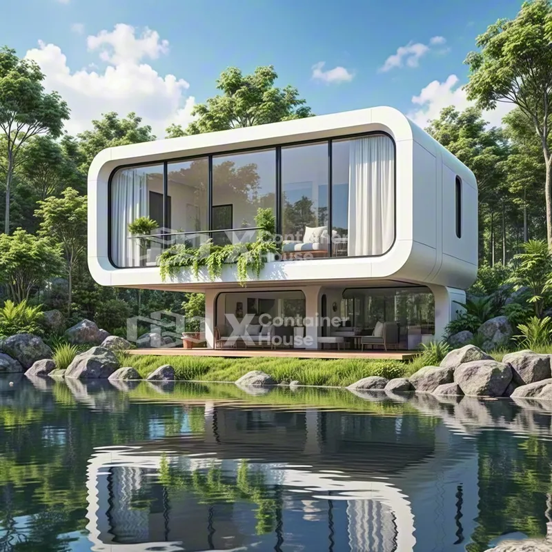 DIY Apple Capsule Home Ready to Move In Modern Prefab Living