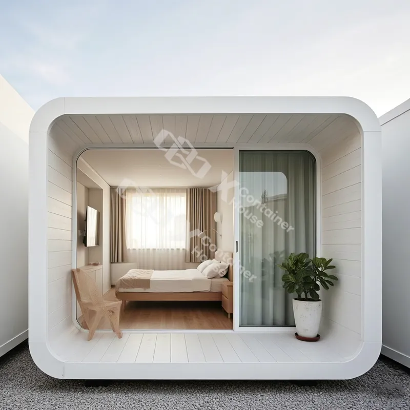 DIY Apple Capsule Home Ready to Move In Modern Prefab Living