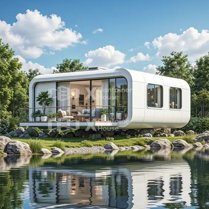 Ecological Apple Capsule House Green Sustainable Living Space