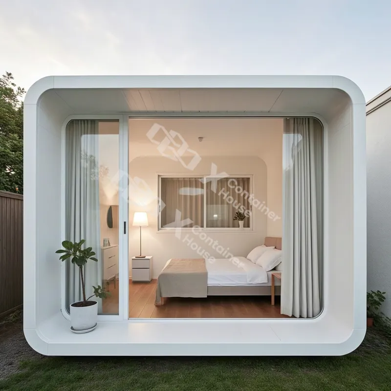Insulated Apple Capsule House Safe Modern Living Option