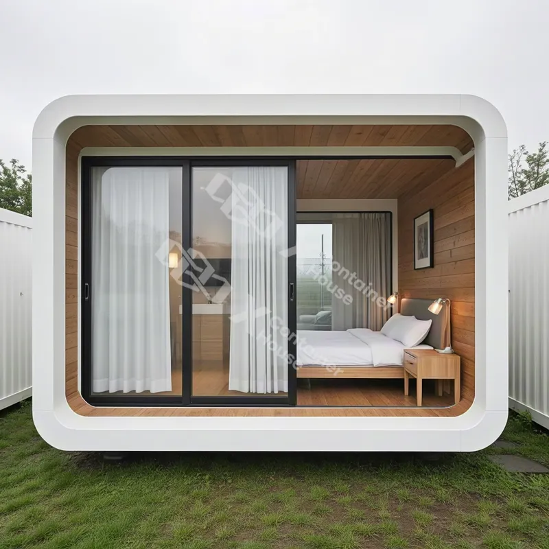 Green Living Apple Capsule Home Sustainable Materials Eco Design