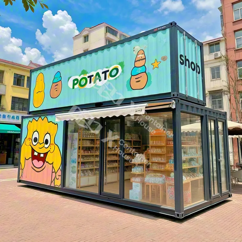 Two Story Container Home Recreational Villa Container Houses