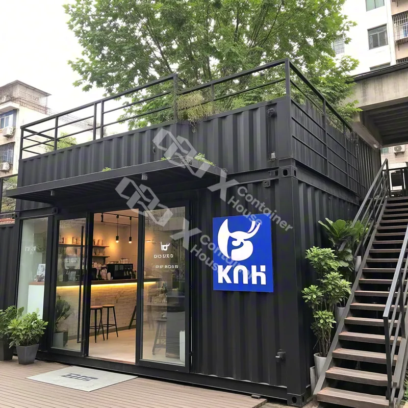 Commercial Shop Container Home 40ft Shipping Container House