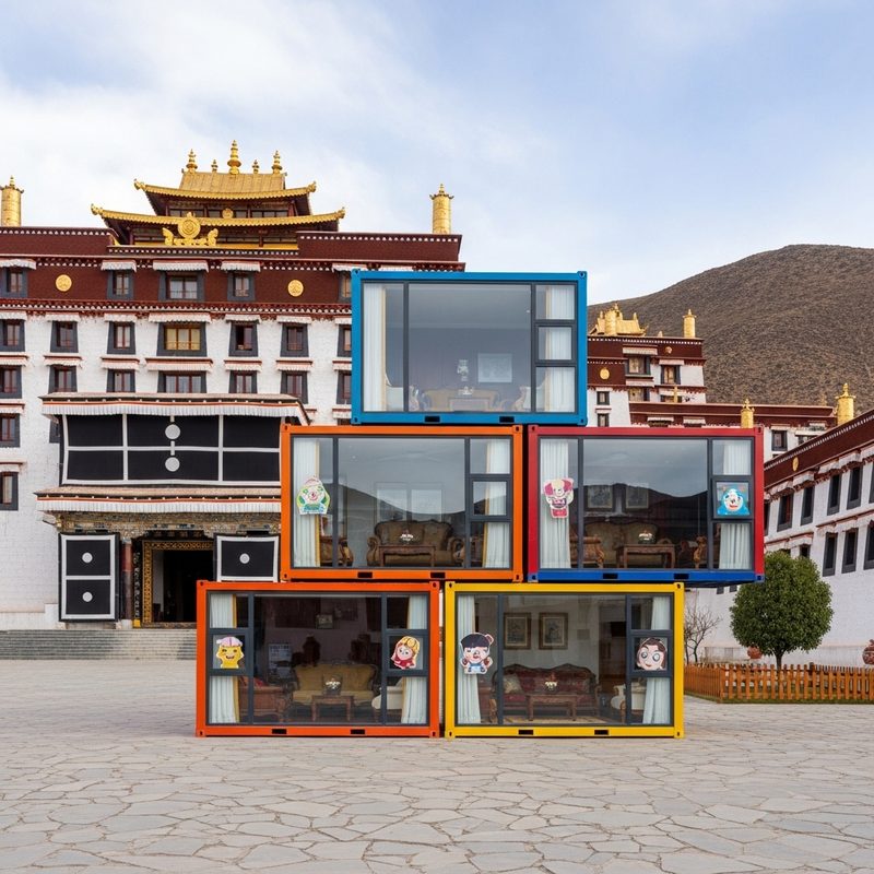 Manufacturer Multilevel Residence Prefab Homes For Sale