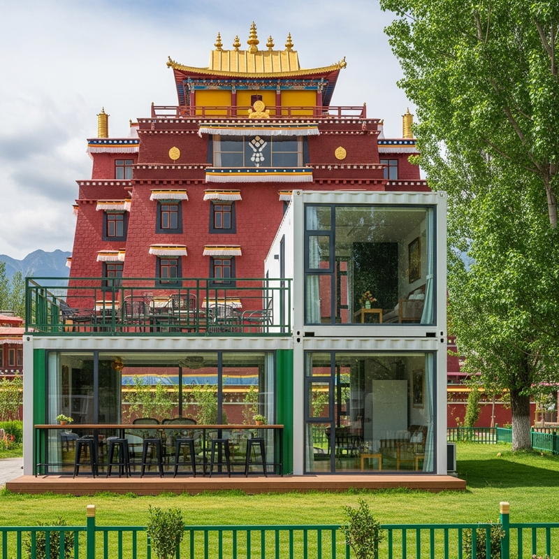 20 Foot Shipping Container House Repairable Beach Holiday