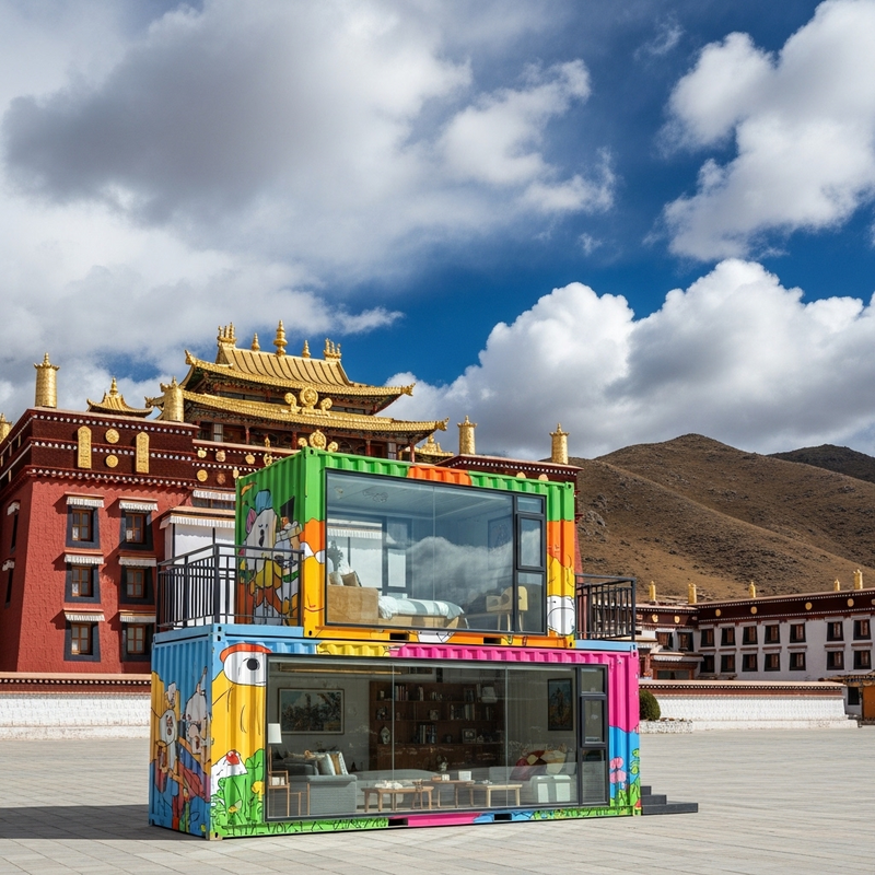 40ft Container House Two Bedroom Container House Fashion