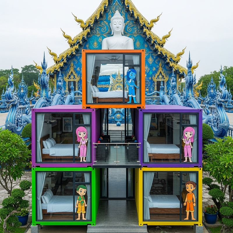 Fashion Single Wide Modular Homes Luxury Container House