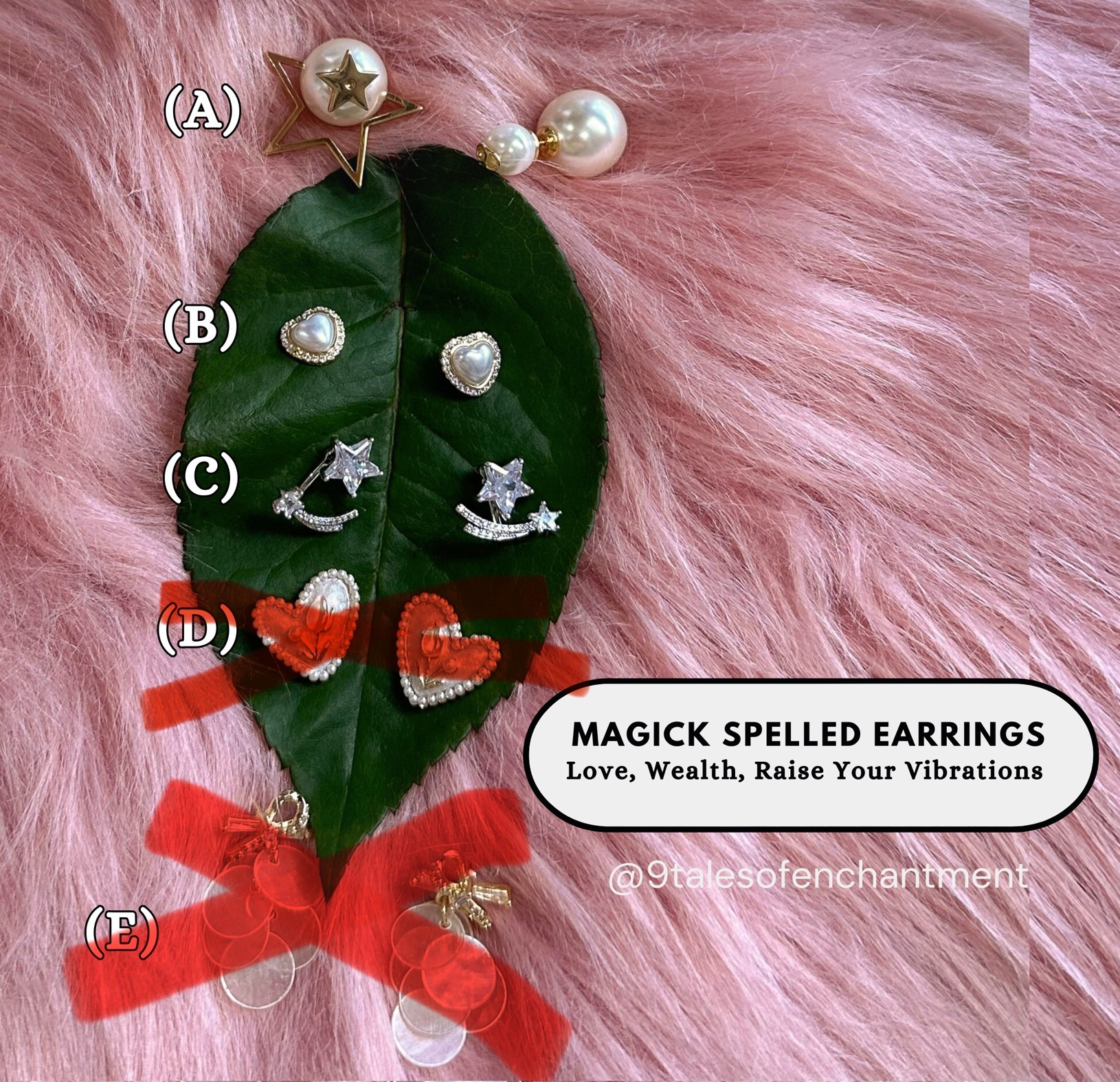 Deity Spell-Infused Earrings