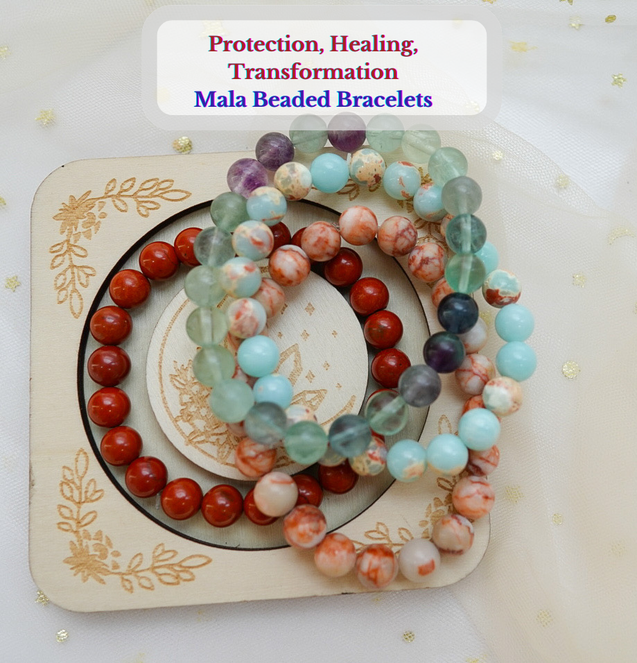 Spell-Infused Mala Beads Bracelets