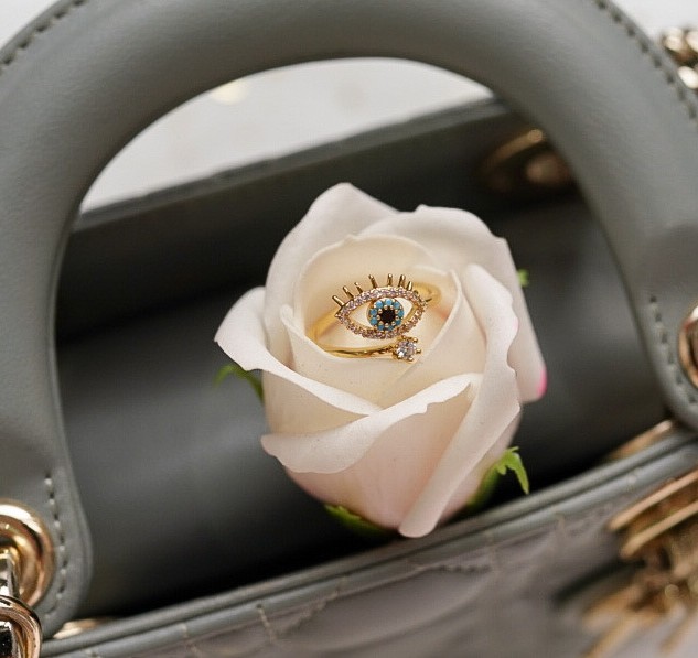 Evil Eye Protection Return to Sender Talisman Ring