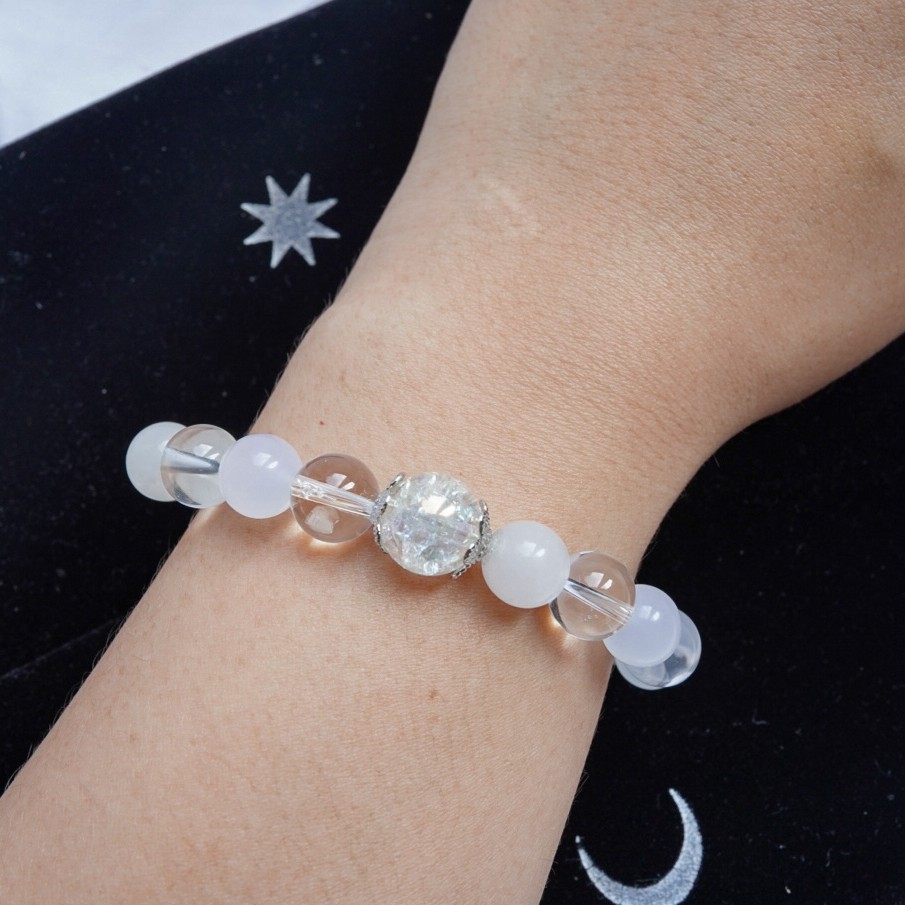 "Saturn Turns For You" : Manifestation Accelerator crystal Bracelet 
