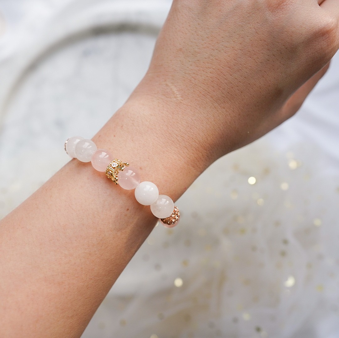“Knight of Adoration": Goddess Venus Love Spell All-Natural Crystals Bracelet 