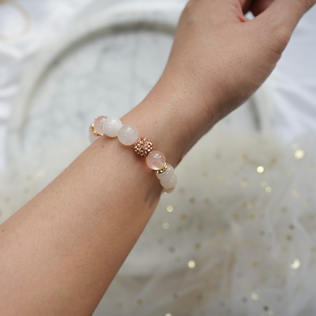 “Knight of Adoration": Goddess Venus Love Spell All-Natural Crystals Bracelet 
