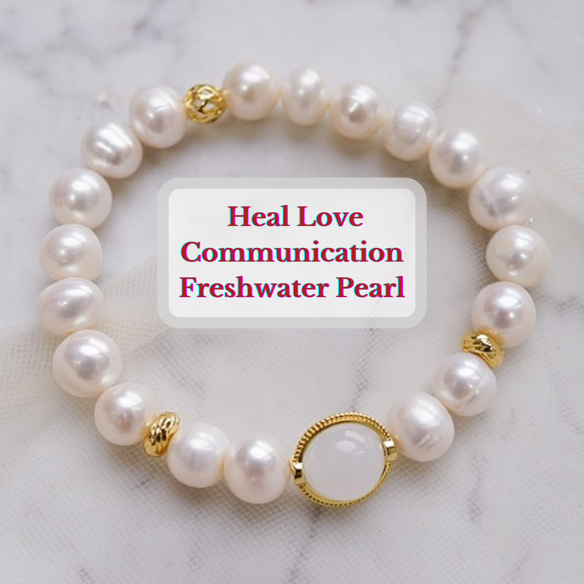 “Speak Easy" : Spell-infused Freshwater Pearl Bracelet 