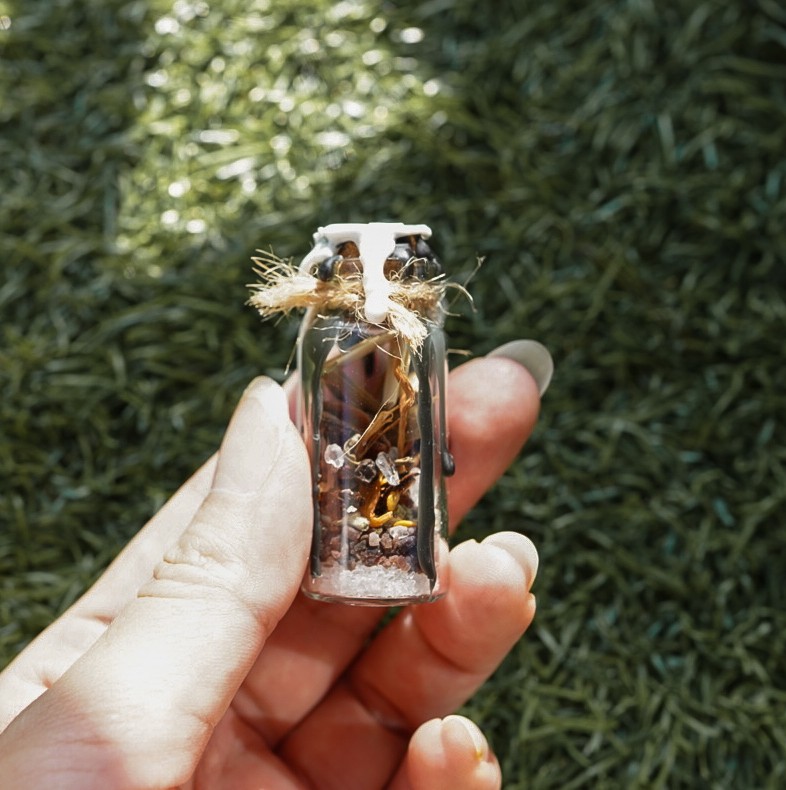 Spell Jar for Warding off evil 