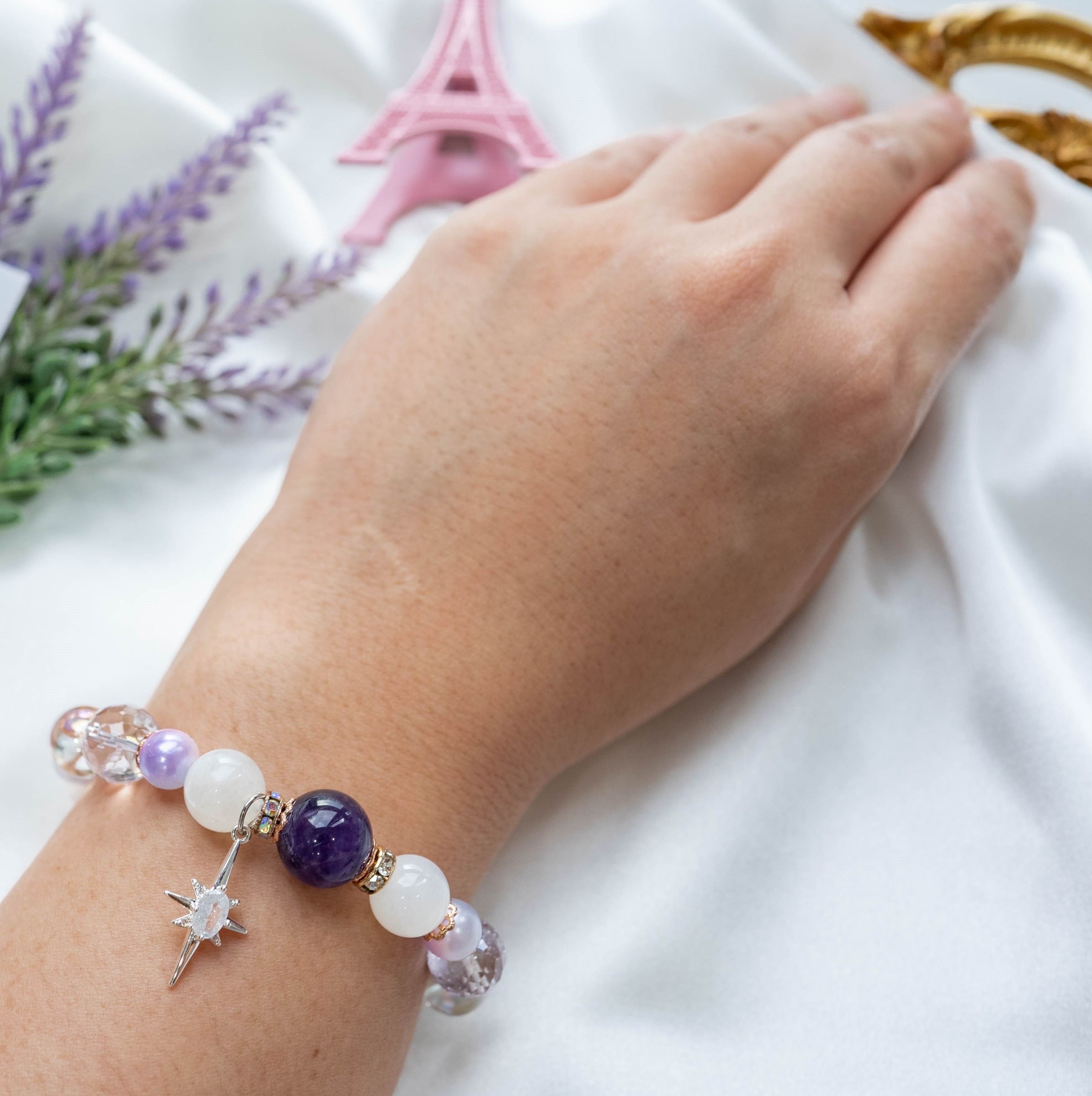 “Inner Peace” : Magick Healing Amethyst Bracelet