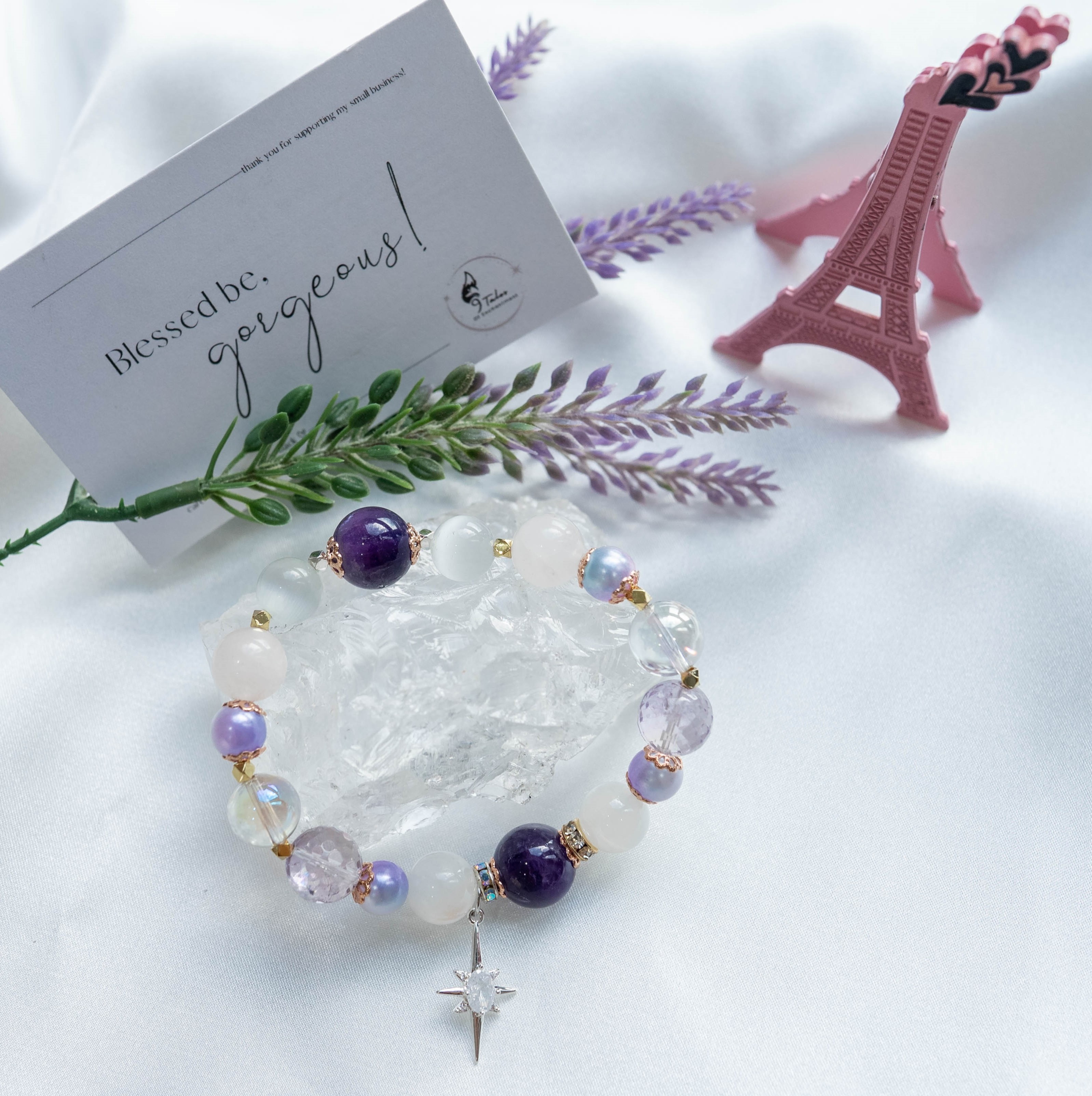 “Inner Peace” : Magick Healing Amethyst Bracelet