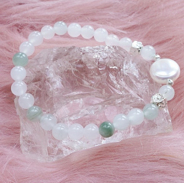“Balance” : Love & Wealth Spellcast Jadeite Bracelet 