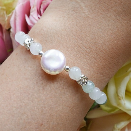 “Balance” : Love & Wealth Spellcast Jadeite Bracelet 