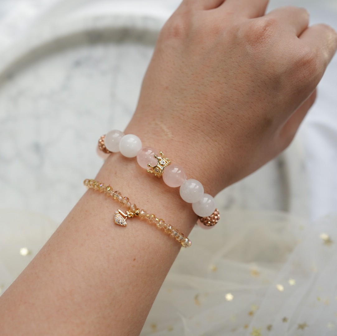 “Spellbound Wings of Time" : Swarovski crystal bracelet infused with Wealth + Love Magick Spell