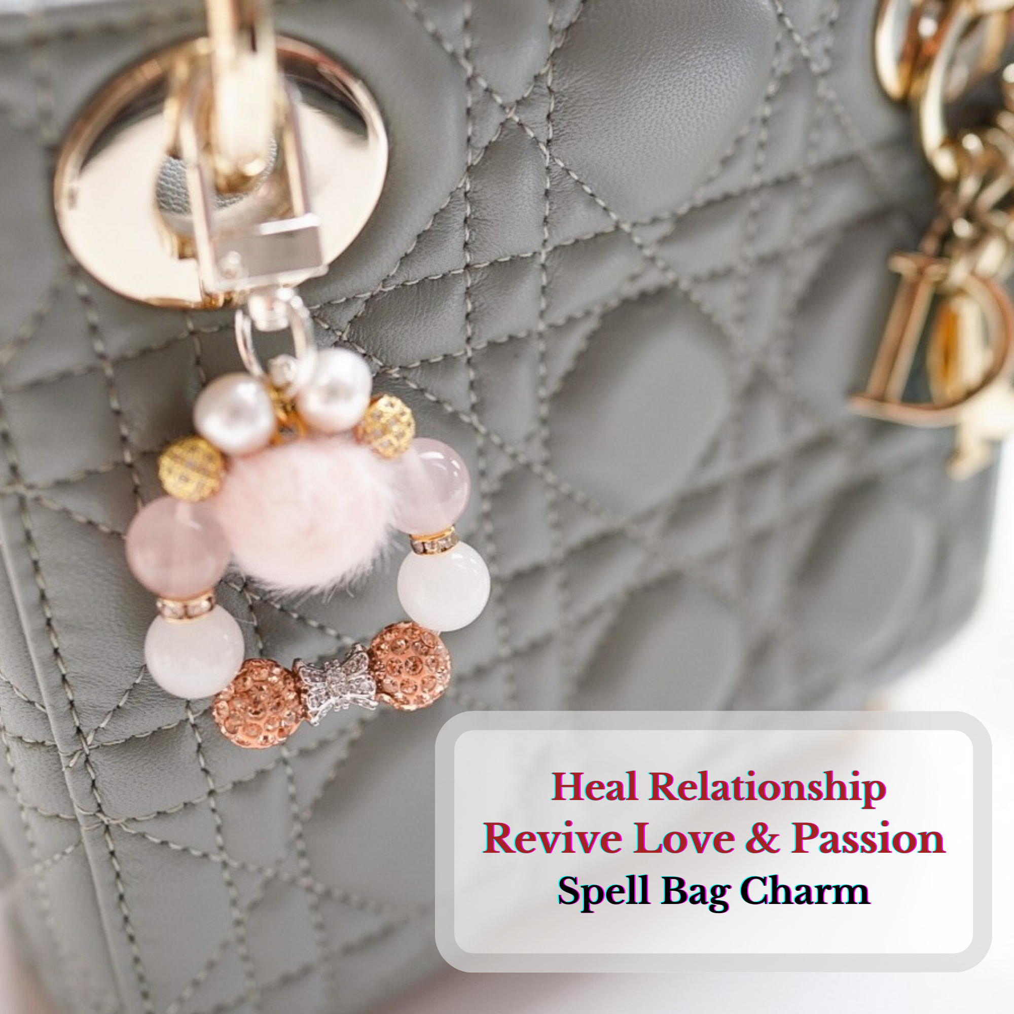 “Reignite Charm ” Spell-infused Keychain Bag Charm
