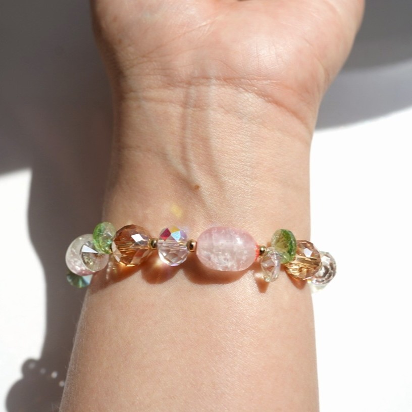 "Celestial Mermaid" : Cosmic Energy-infused Self-Love & Charisma beaded bracelet