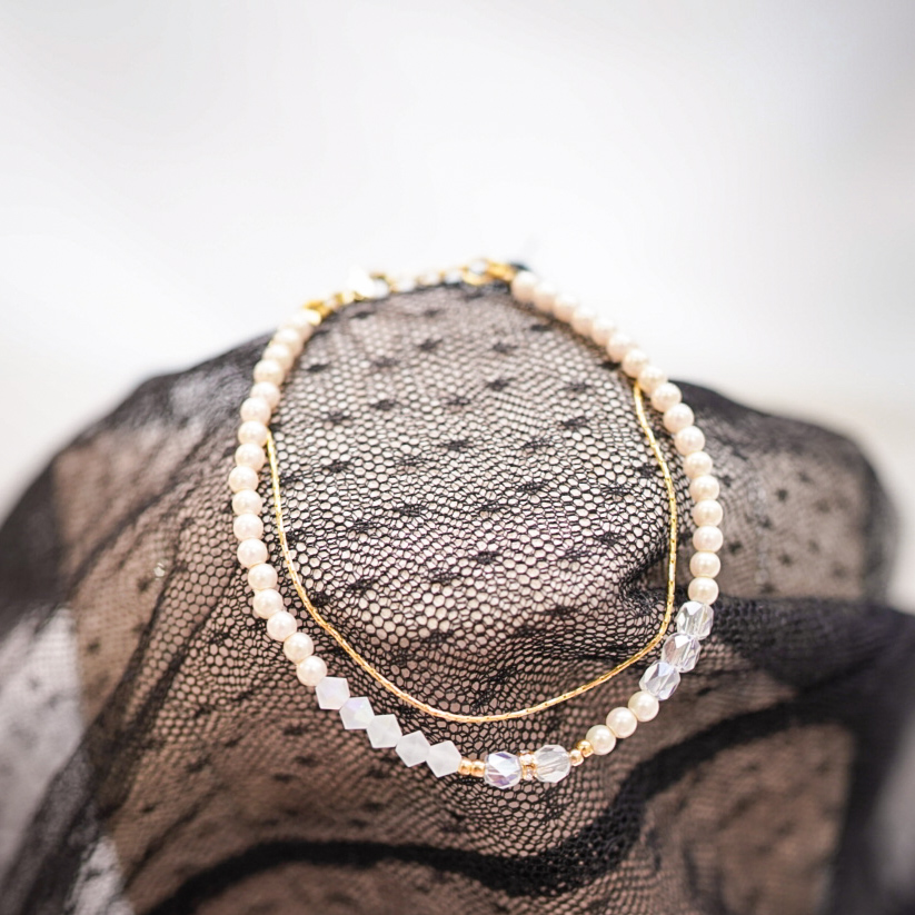 Angel Series : Pearly White Bracelet