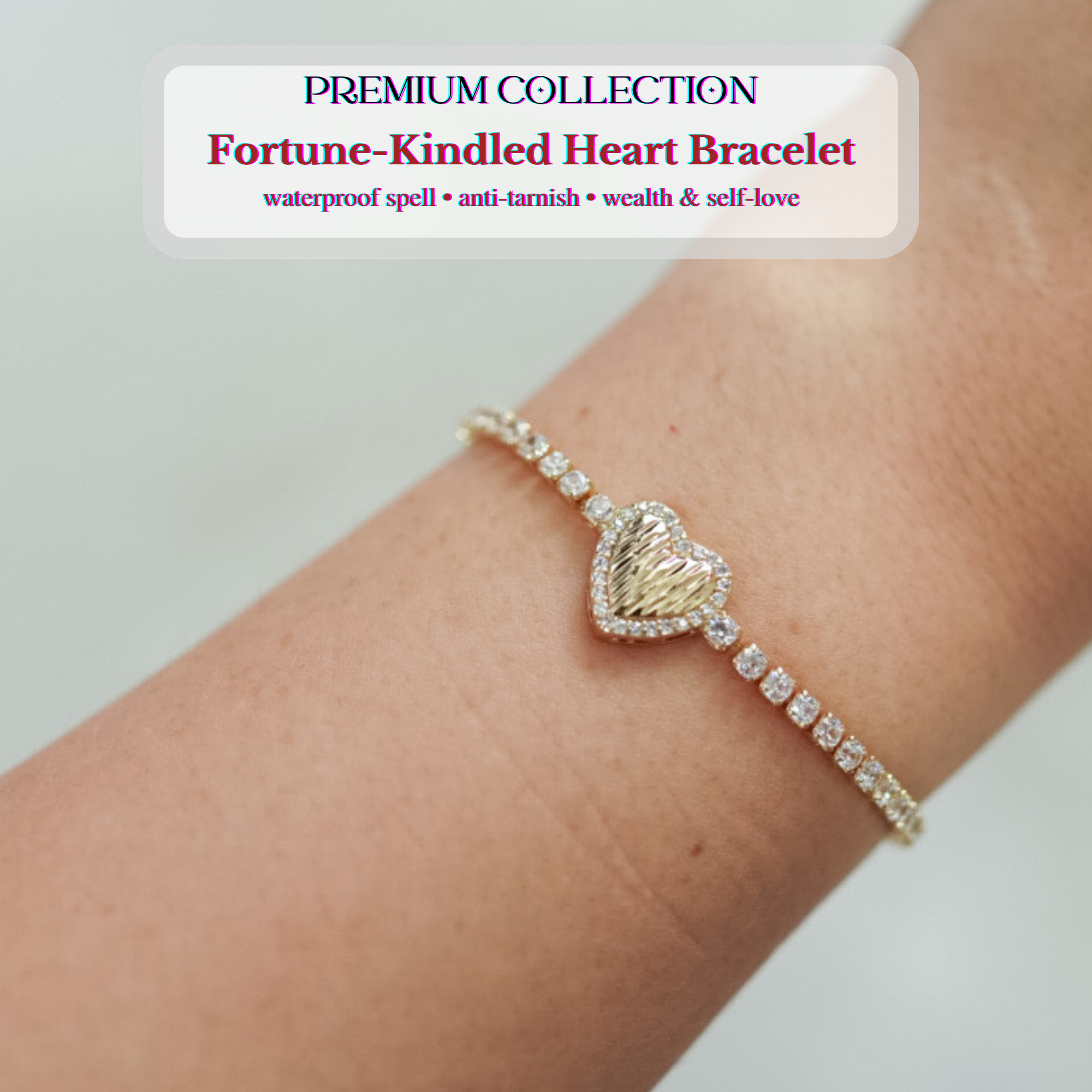 [Premium Spell Collection] Fortune-Kindled Heart Bracelet