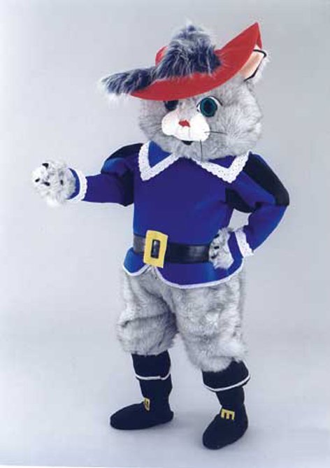 Mascotte Chat Botté