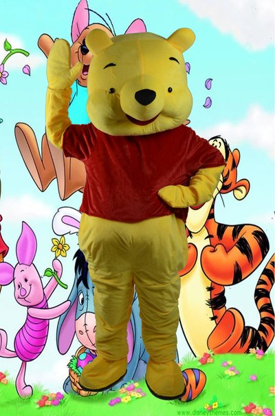 Location mascotte Winnie l'ourson