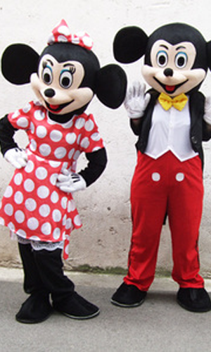 Location mascotte Minnie ou Mickey