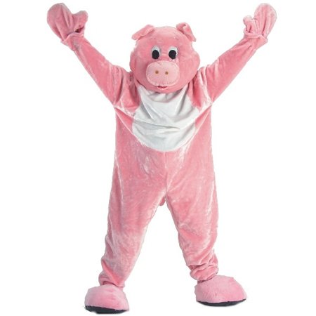 Location mascotte cochon rose