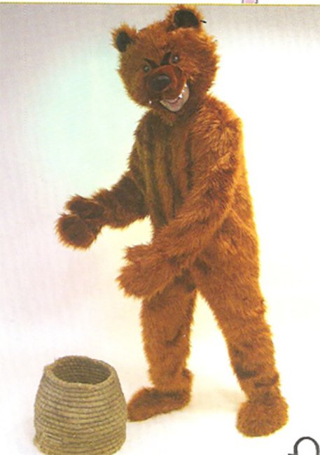 Location mascotte d'Ours brun