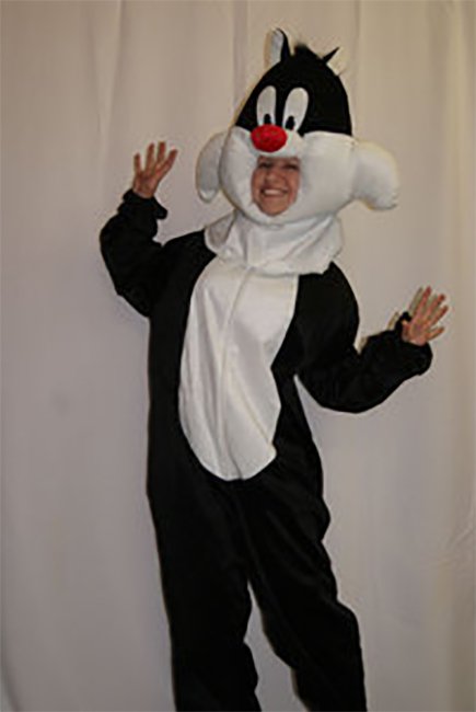 Location mascotte chat Sylvestre