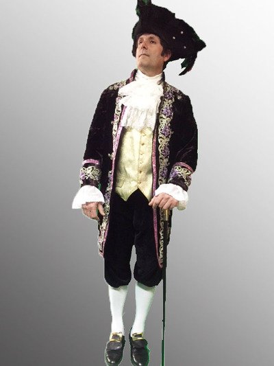 Costume marquis violet