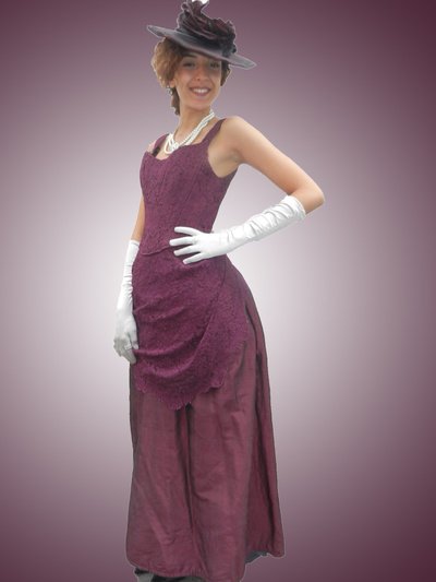 Robe 1900 belle époque