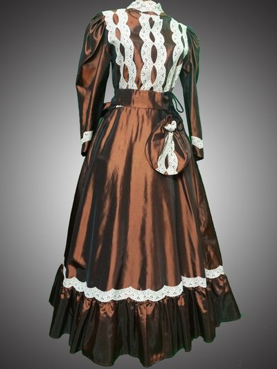 Robe belle poque cuivre