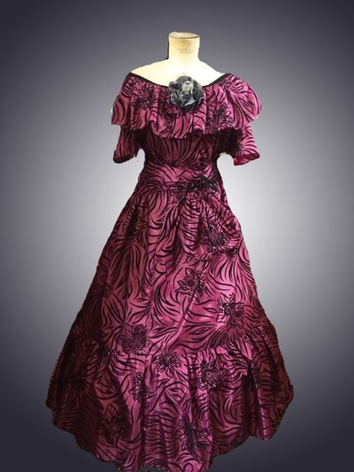 Location costume 1900 framboise