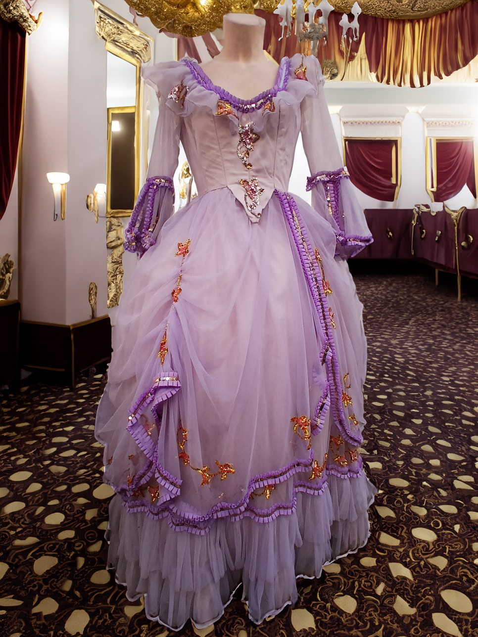 Robe de bal victorienne