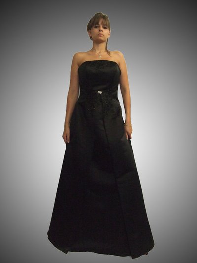 Location robe de soirée bustier noire