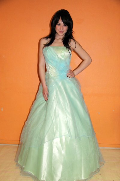 Location robe du soir verte