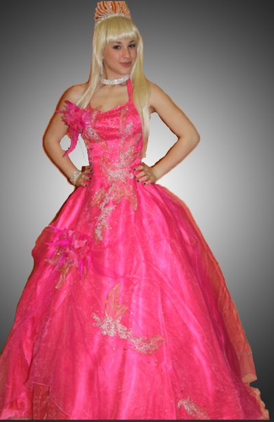 Location robe du soir rose