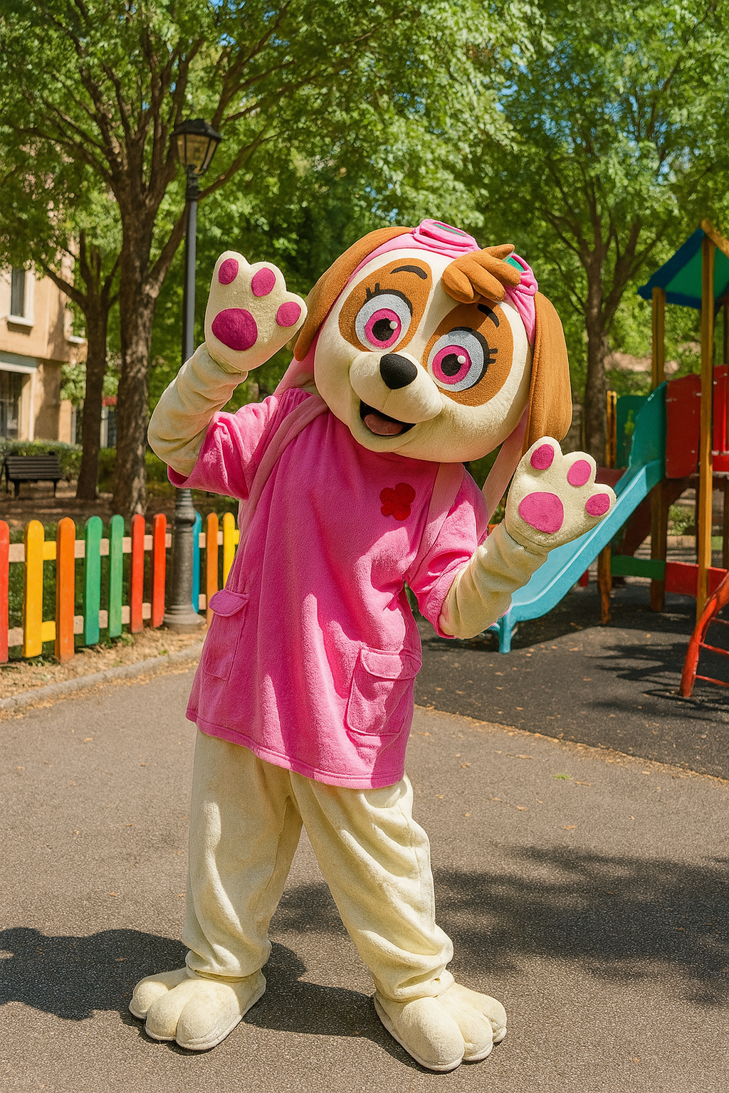 Costume de mascotte Stella de Pat patrouille