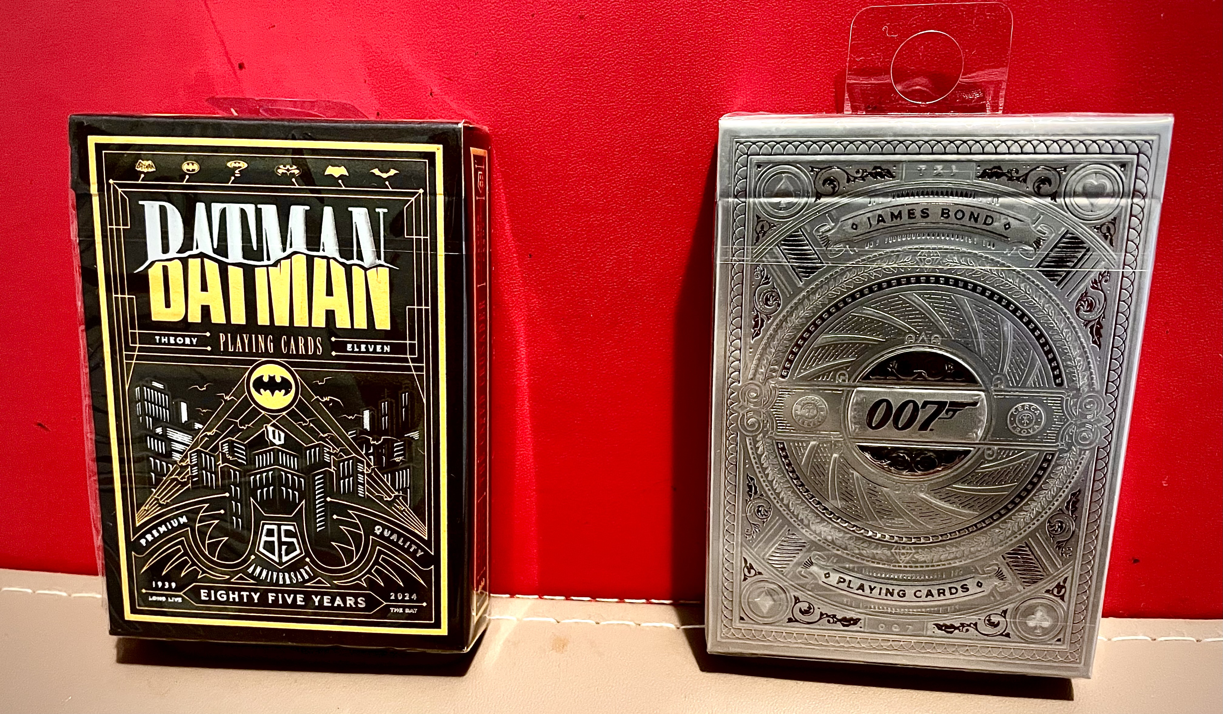 Batman and James Bond Playing Cards Set