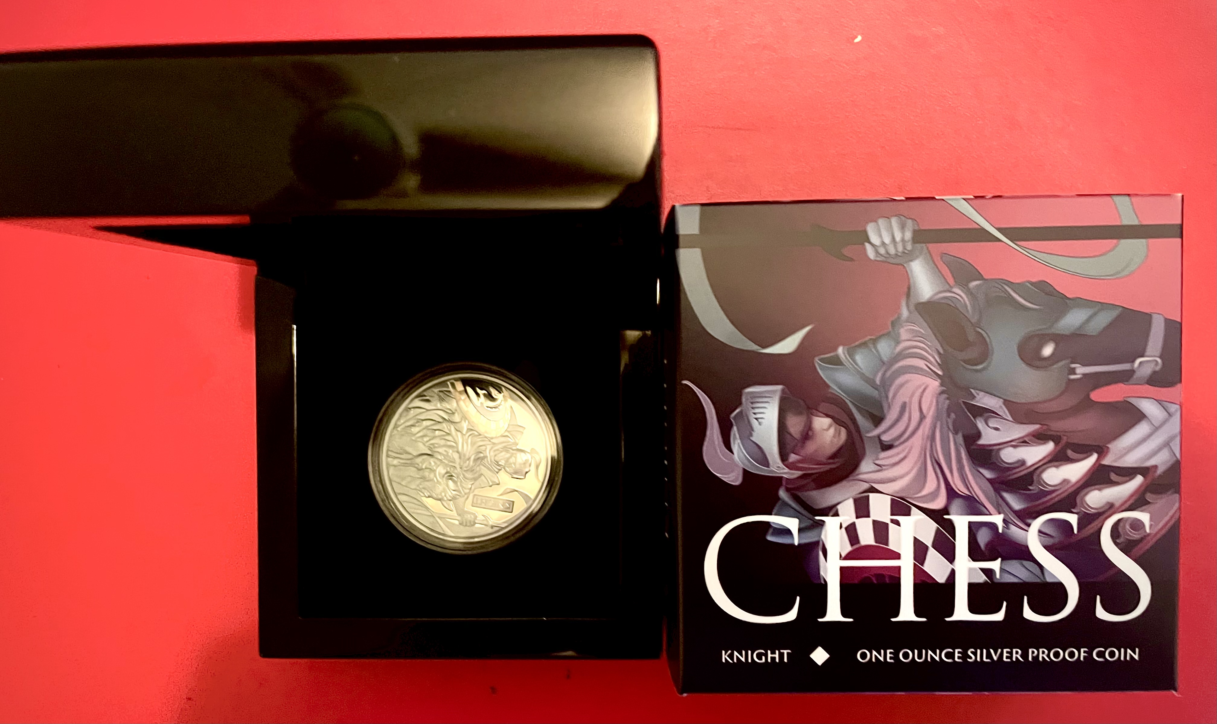 Chess Knight Silver Proof Coin
