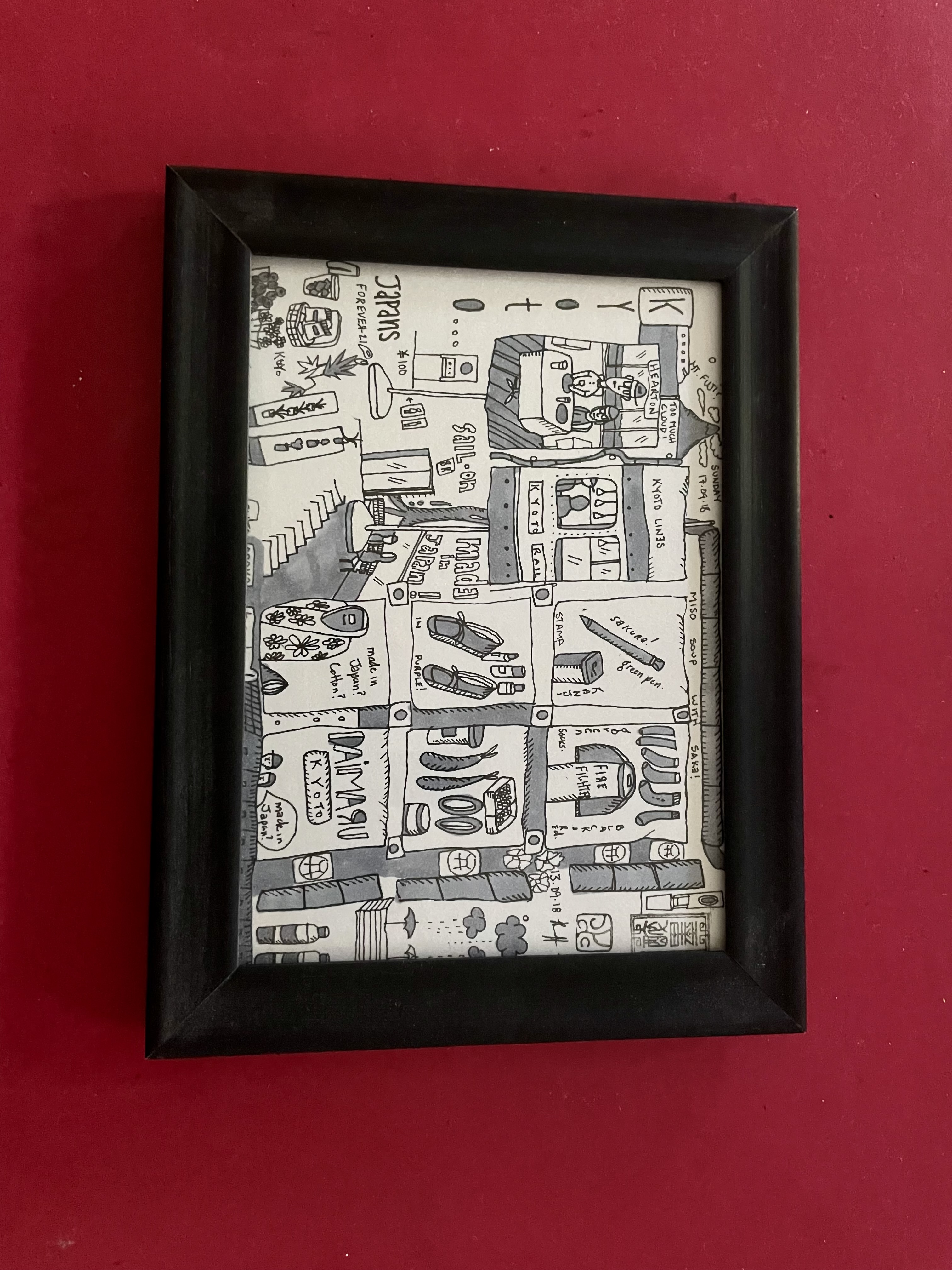 In the Japans…Kyoto shopping district.