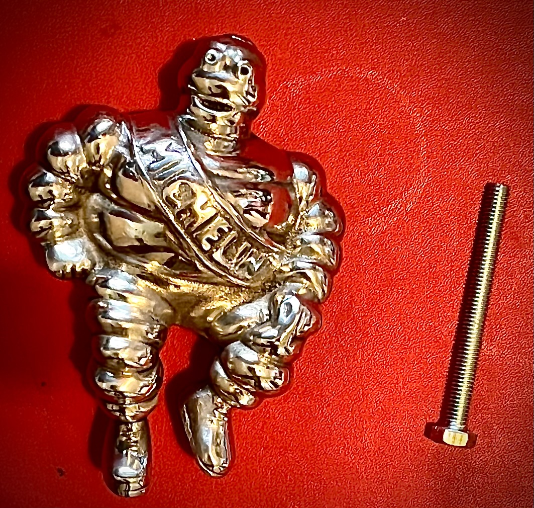 Michelin Man (Bibendum) Metal Car Mascot