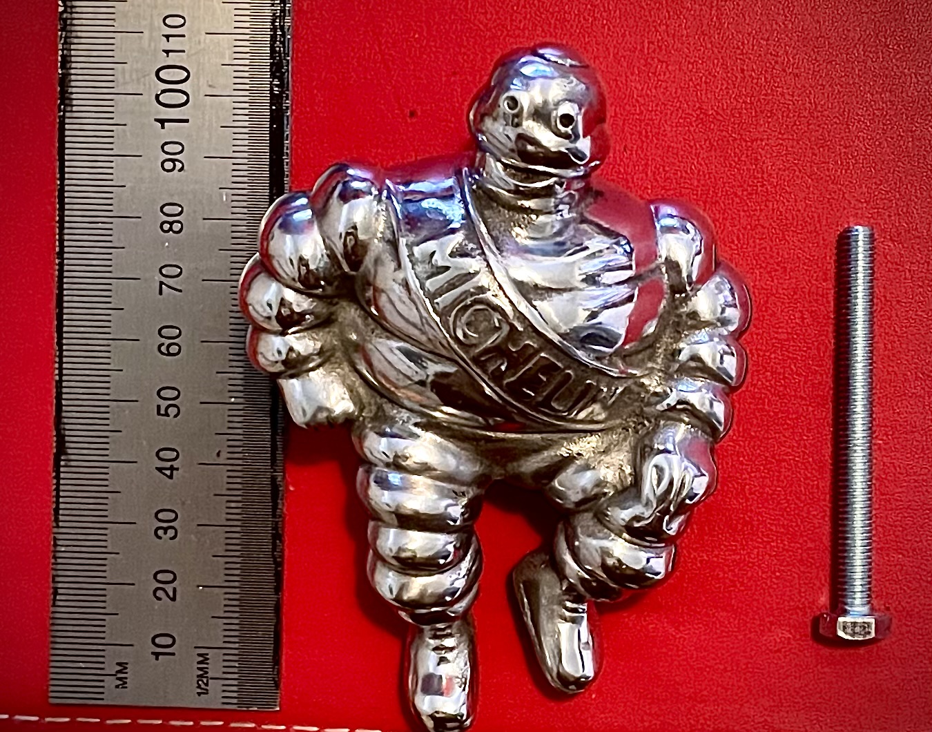 Michelin Man (Bibendum) Metal Car Mascot