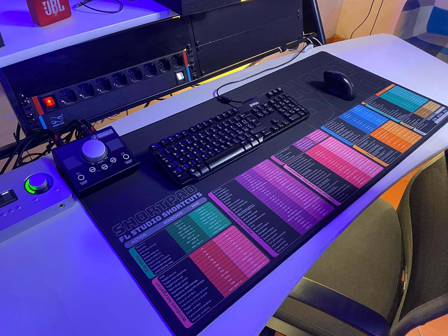 ALFOMBRILLA ATAJOS FL STUDIO PARA PC/MAC 100CM X 50 CM